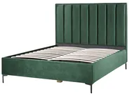 Bedroom Set SEZANNE Velvet Dark Green 160 x 200 cm (EU King Size)_892539