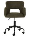 Kancelářská židle s buklé čalouněním zelená SANILAC_896640