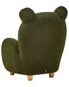 Teddy Kids Armchair Bear Green MELBU_939038