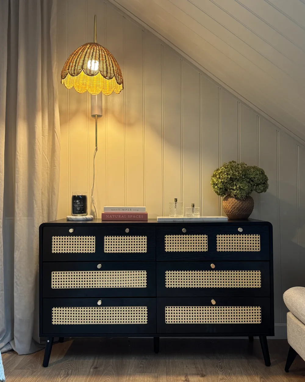 Wall Lamp VALUKKAI Rattan Natural_1026221
