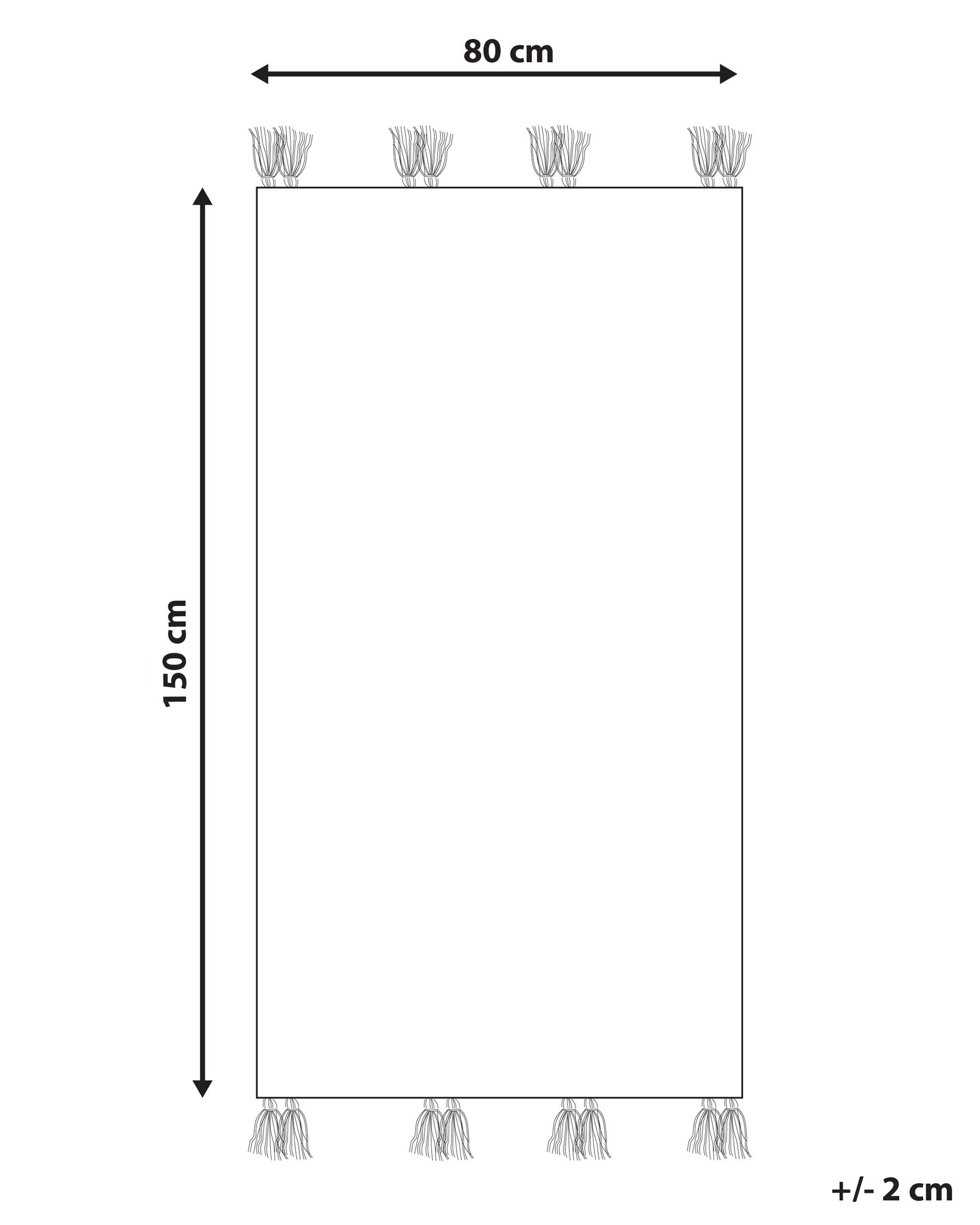 Wool Kilim Area Rug 80 x 150 cm Multicolour KAGHSI_858192