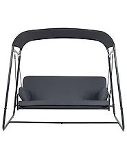 Patio Swing MARSCIANO Metal Dark Grey_961271