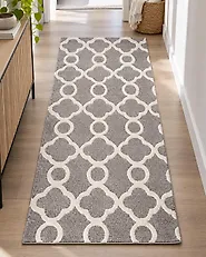 Rug ZILE Grey 80 x 150 cm Wool_1175832