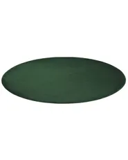 Rug GESI II Emerald Green ø 140 cm Viscose_793637