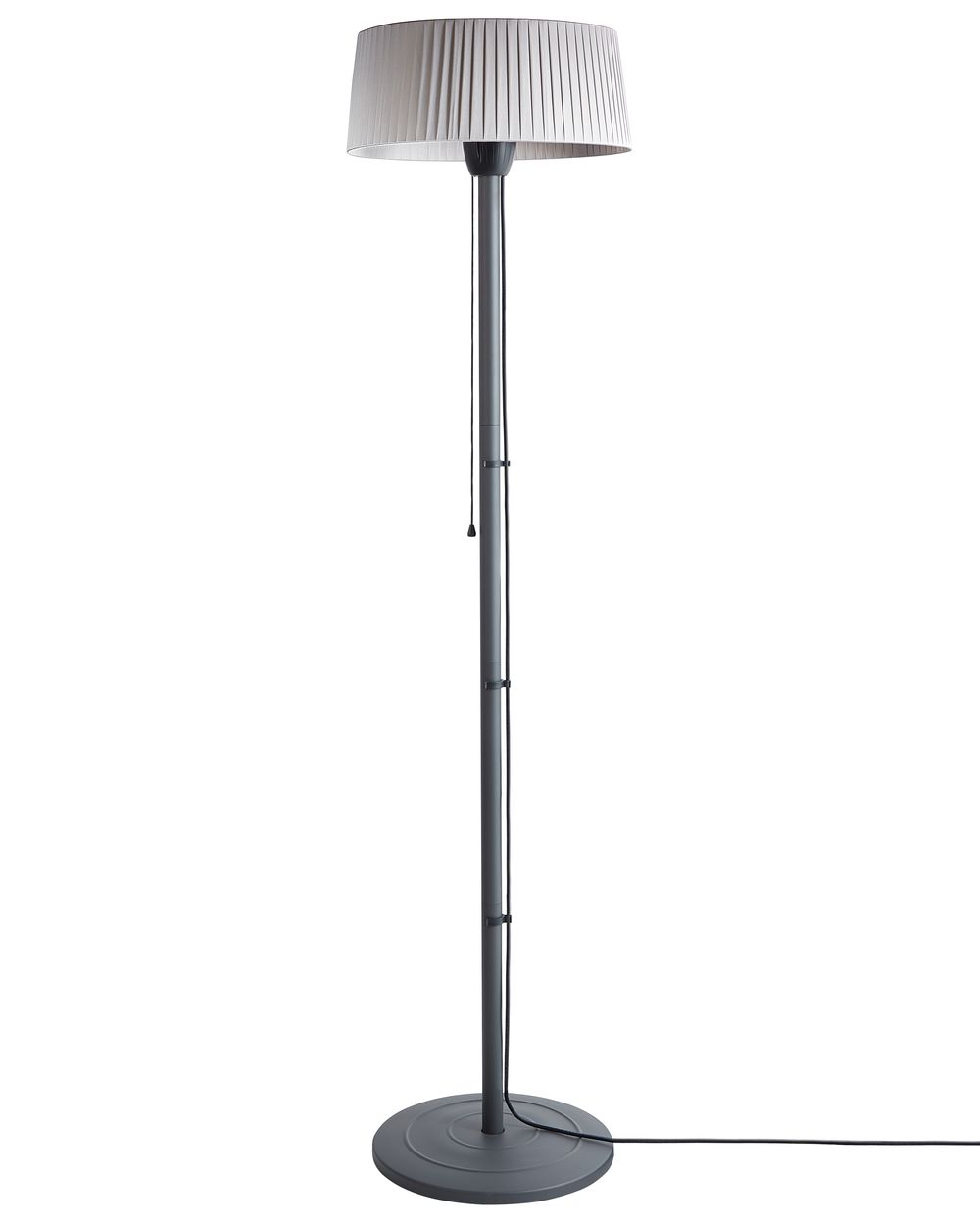 Chauffage de terrasse infrarouge autoportant VARAZZE 1500 W Gris