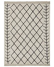 Tappeto BOZKIR Beige 160 x 230 cm Cotone_1172469