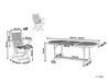 Drevená záhradná súprava stola a stoličiek MAUI_807134