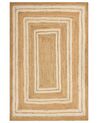 Jutový koberec 200 x 300 cm béžový ELMALI_887088
