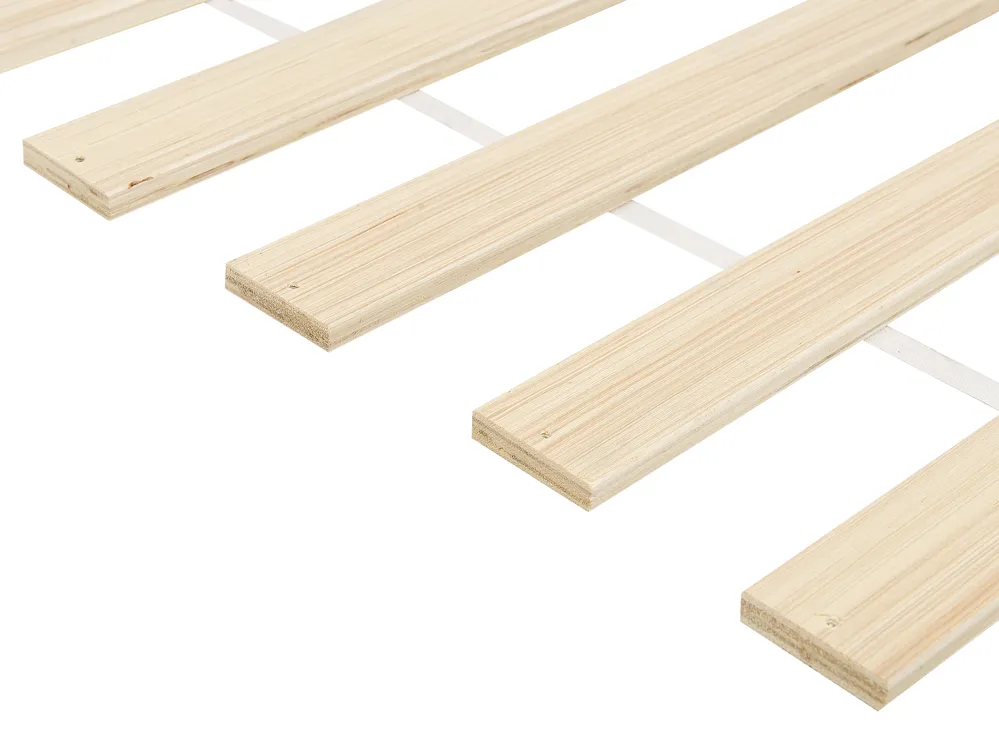 Bed with 4 Drawers OLENDON Pine Wood White 140 x 200 cm (EU Double)_956277