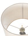 Lampada da tavolo ceramica grigio e beige 71 cm BELAYA_822416