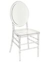 Set of 2 Dining Chairs Transparent MONTROSE_929398