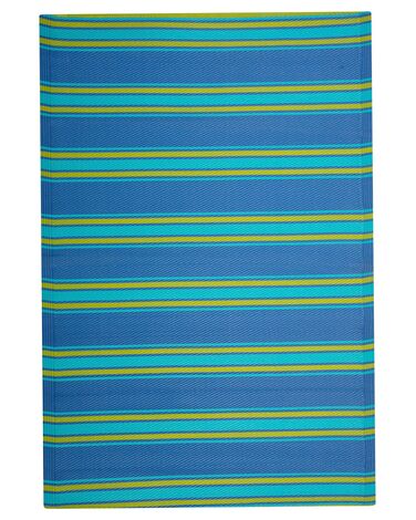 Vonkajší koberec 120 x 180 cm modrý ALWAR