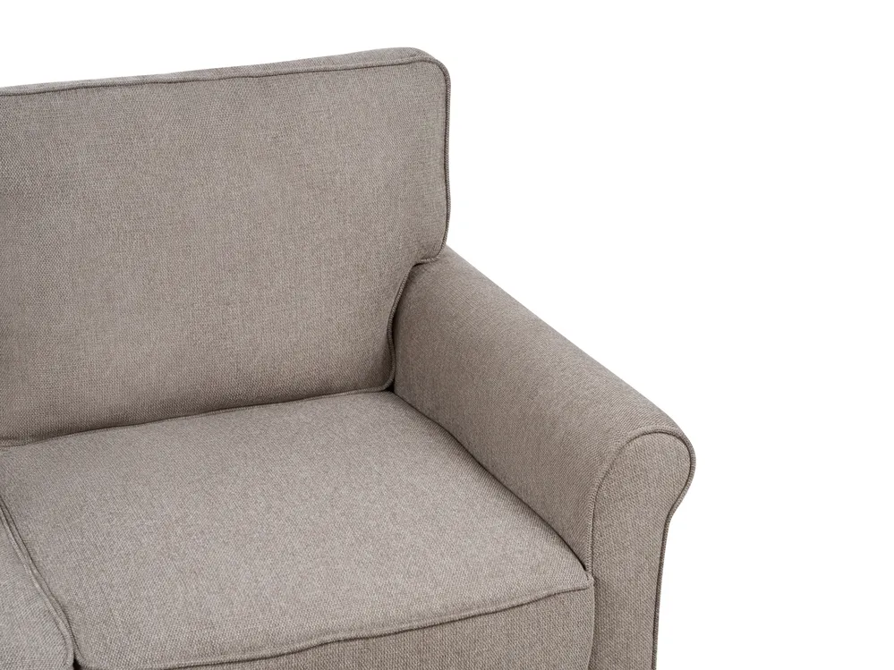Sofa 3 Seater RONNEBY Fabric Light Brown_901461