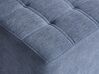 Fabric Footstool Blue KANSAS _924394