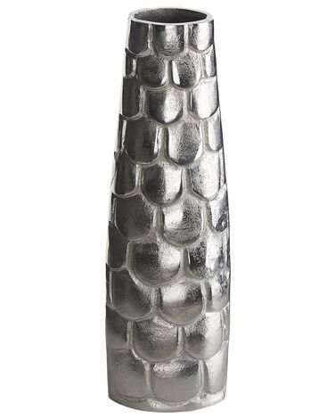 Bloemenvaas zilver metaal 47 cm SUKHOTHAI