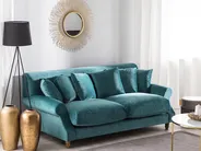 Sofa 2 Seater EIKE Velvet Teal_733446