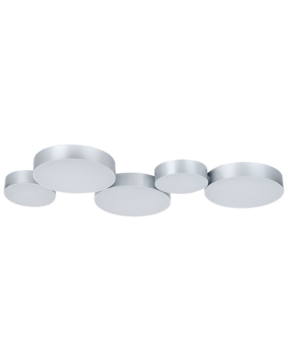 White and silver ceiling light cheap