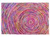 Tappeto in tessuto multicolore 140 x 200 cm MALATYA_806224