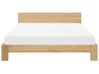 Wooden EU Super King Size Bed Light ROYAN_726522