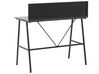 Home Office Set Dark Wood and Black FOSTER/HASTINGS_843005