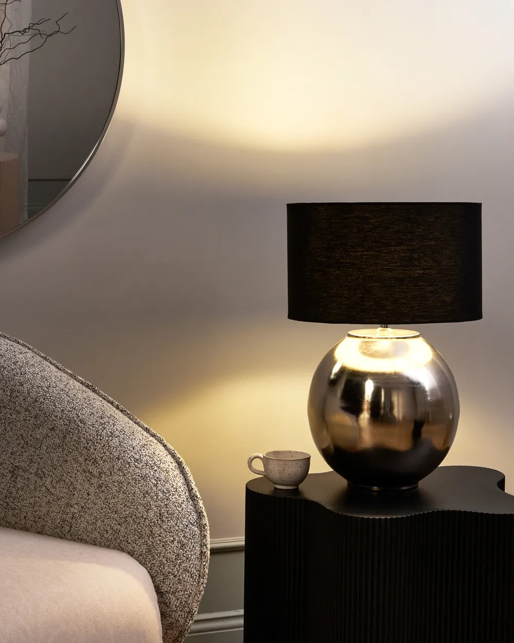 Table Lamp SOBRAMATI Metal Silver