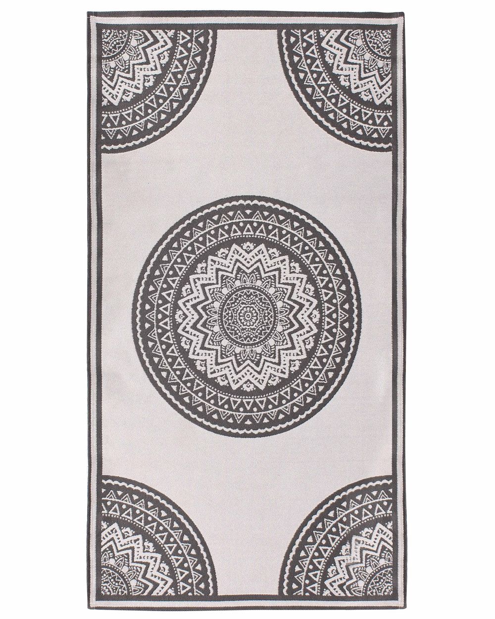 Tapete de exterior NELLORE Cinzento 80 x 150 cm