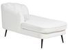 Chaise-longue em tecido bouclé branco creme versão à direita ALLIER_879192