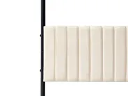 Four Poster Bed Metal MIRABEAU 180 x 200 cm (EU Super King) Black_1033532