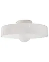 Plafonnier LUGUSE Verre Blanc