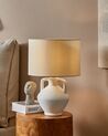 Lampada da tavolo ceramica bianco 46 cm LABRADA_878700