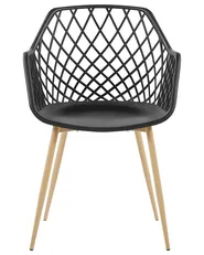 Set of 2 Dining Chairs NASHUA Black_775282