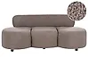 Sofa 3 Seater BLAVAND Boucle Taupe