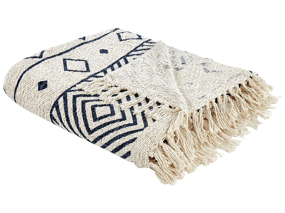 Kuscheldecke NAJUY Baumwolle 150 x 200 cm Beige