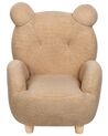 Teddy Kids Armchair Bear Light Brown MELBU_886839