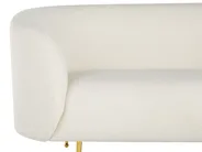 Sofa 2 Seater LOEN Boucle White_831489