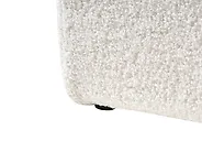 Bett mit Stauraum ohne Kopfteil DINAN Bouclé Cremeweiß 120 x 200 cm_1188208