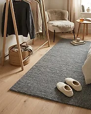Alfombra KORDEA Gris 160 x 230 cm Lana_1171458