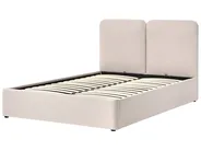 Bett mit Stauraum ARBOIS Stoff Beige 160 x 200 cm_1023164