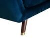 3 Seater Velvet Sofa Navy Blue BODO_738312