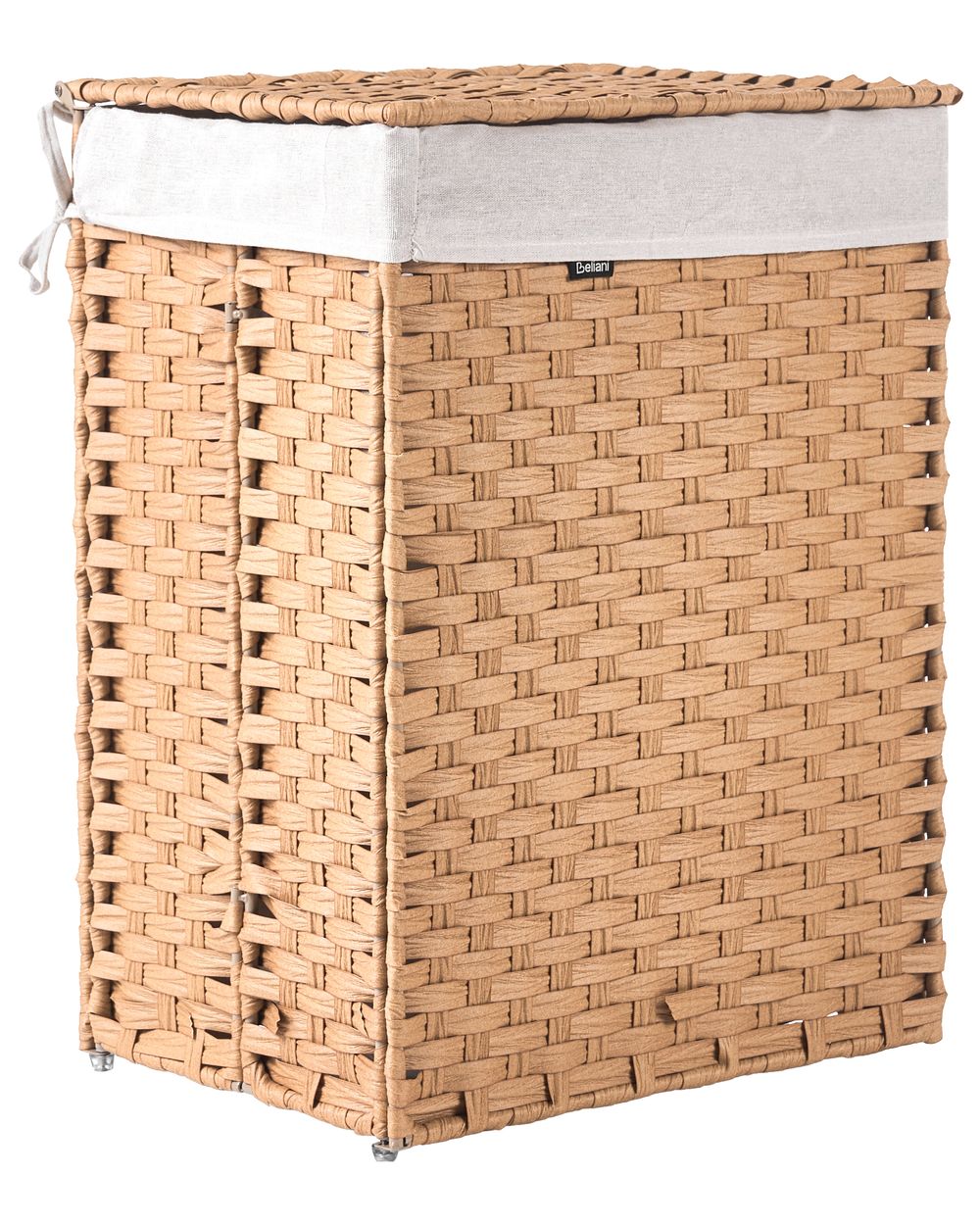 Laundry Basket with Lid MUCUBAJI Fabric Brown 83 L