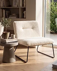 Armchair COTULLA Boucle White_1174662