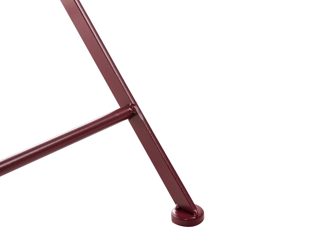 Zestaw mebli balkonowych ALBINIA Metal Burgundowy_1016252