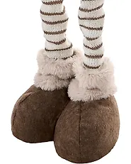 Set of 3 Christmas Decorations KOSKENKORVA 70/58-80/80-104 cm Gnome Brown_1174198