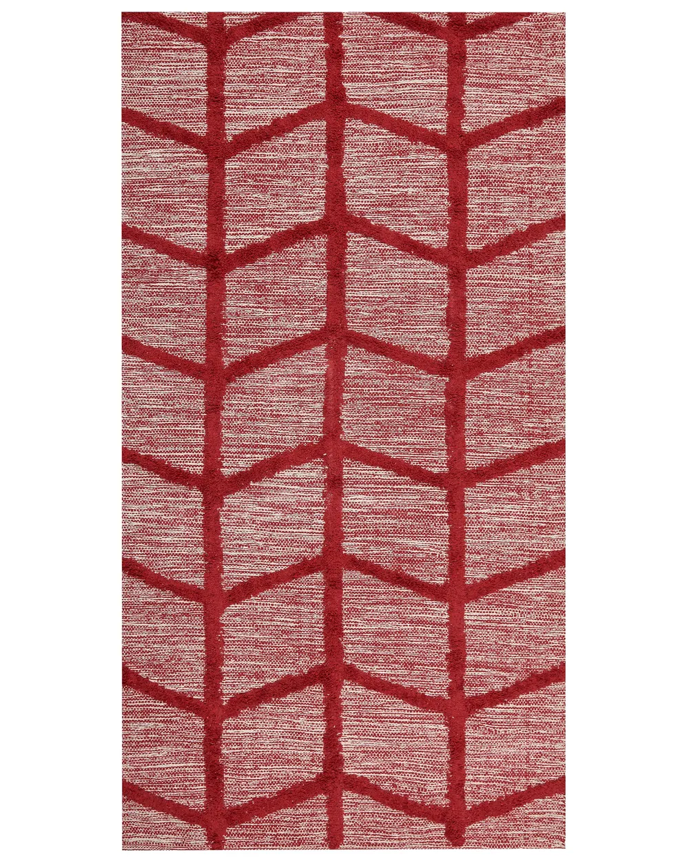 Tappeto SIVAS Rosso 80 x 150 cm Cotone_848793