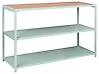 Outdoor Kitchen Island AVETRANA Light Green Metal