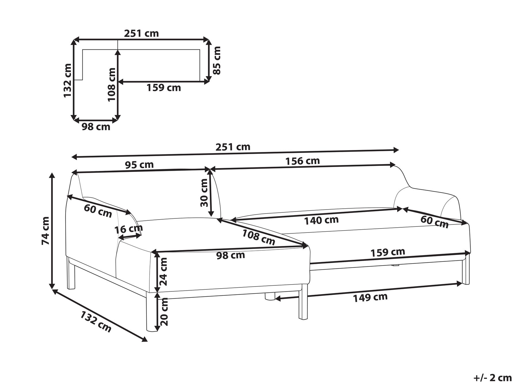 Right Hand Fabric Corner Sofa Burgundy SOSJO _941198 Right Hand Fabric Corner Sofa Burgundy SOSJO _941198