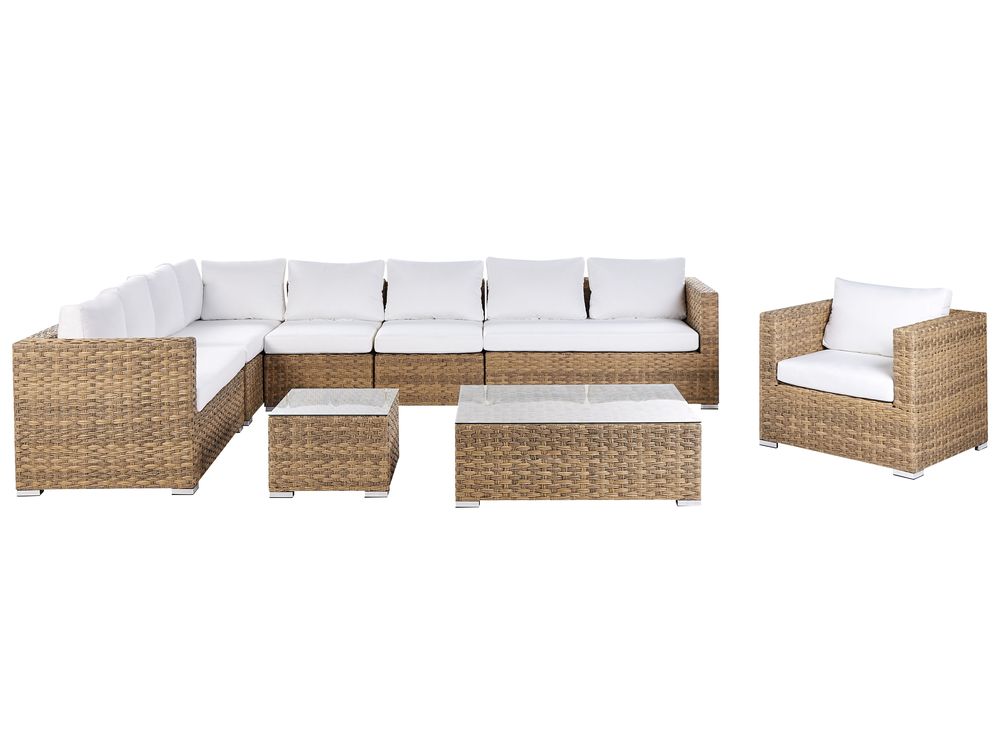 Beliani rattan garden furniture deals