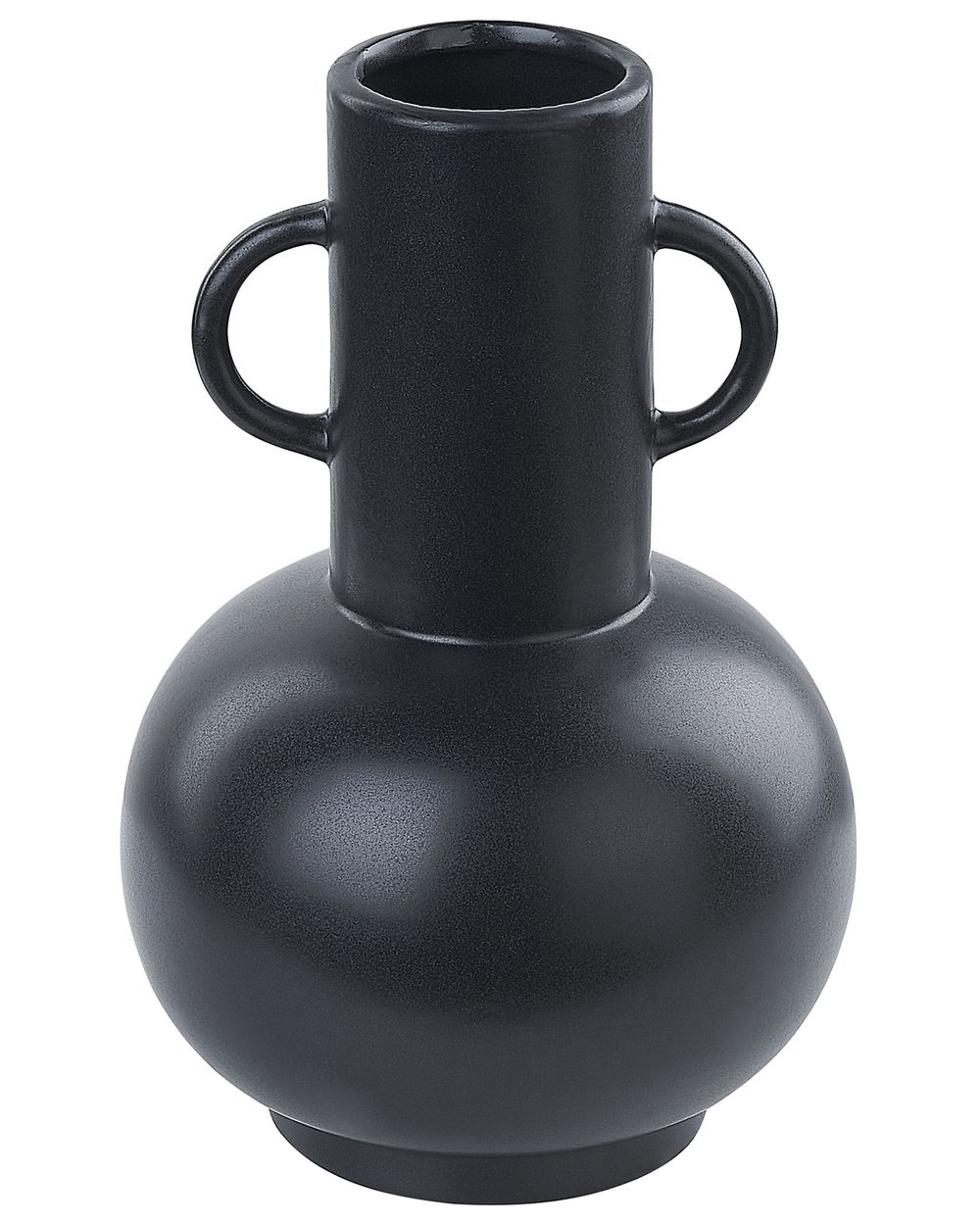 Blumenvase PEREA 26 cm Keramik Schwarz