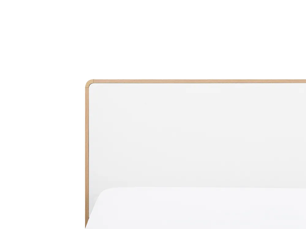 Bett mit Lattenrost SERRIS 160 x 200 cm Hellbraun_748353