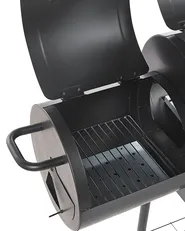 Barbecue a carbonella SATAH con affumicatore Metallo Nero_822694